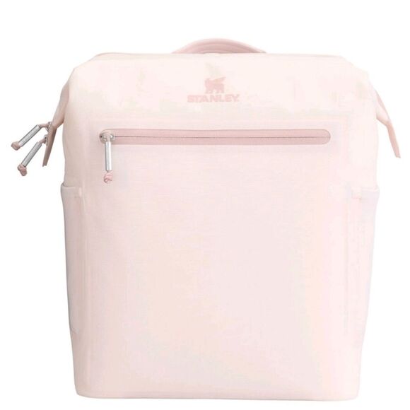 Stanley 20 Cans All Day Madeleine Midi Backpack Cooler- Rose Quartz - Picture 1 of 10